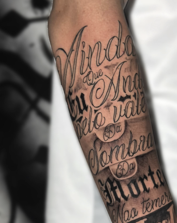 LETTERING SALMO